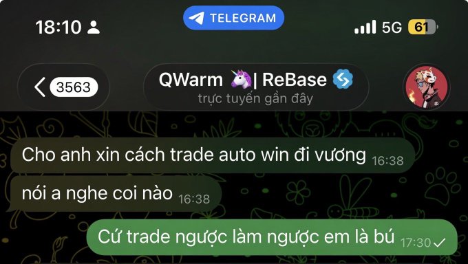 The image shows a text message conversation between two people, with one person typing out their thoughts about a game they are playing. The other person responds by saying that they have already sent a message back to them. The messages include details about the game, such as "QWAM" and "REBASE", which might be related to the game being played or the account of the player who sent the messages.