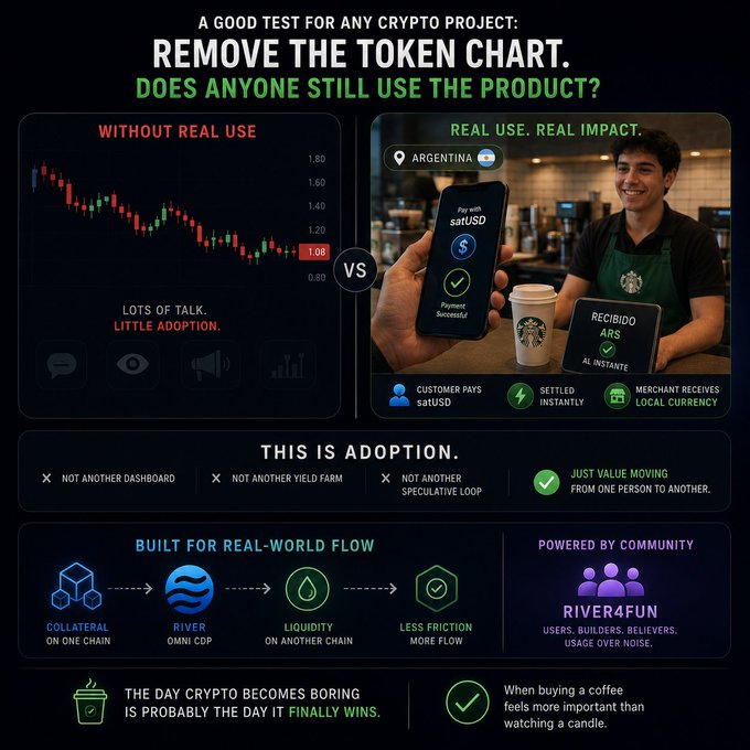 The image shows a person holding up their phone near a coffee machine where two Starbucks cups are located. The main focus of the image is an infographic that explains how to remove the token chart question from the post, indicating that this process was probably run for testing purposes or troubleshooting a particular issue with the product.
