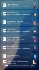 The image shows a collection of Instagram comment screenshots from a user named "linda lilnad you," repeatedly commenting "match to continue the conversation" across multiple posts, suggesting an unusual engagement pattern that aligns with the post's implication of artificial or coordinated social media activity.