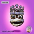Pink graphic titled 'NFT OF KINGS' featuring a crowned, stylized meme character face.