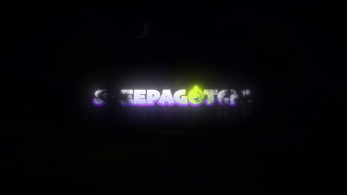 The image displays a stylized logo reading "STEPAGOTCH" in glowing white and purple text with a yellow flame icon, set against a dark background. This branding relates to the post by highlighting the upcoming Token Generation Event on May 7th, representing the project's transition from its steady development phase to a public token launch.