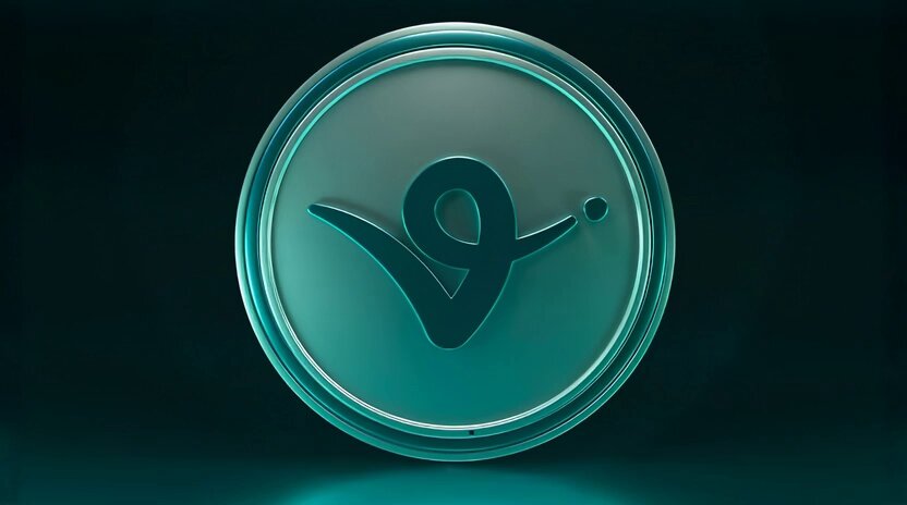 The image features a circular logo that reads "XMAQUINA" in blue cursive font, which stands out against a black background. The logo is encased within a glass circle with a silver border, giving it an elegant and modern appearance. The text on the logo indicates that the XMAQUINA app has been gaining popularity and is now part of the virtuals.io community. Additionally, there are trading incentives available for those who participate in the app's trading activities, as well as a 4.5M $DEUS allocation to reward net buyers within the first 14 days.
