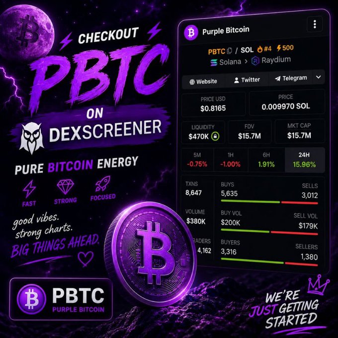 The image shows a purple Bitcoin trading calculator with purple text on its screen. The words "Checkout" are prominently displayed above the calculator, indicating that users can trade or buy Bitcoin. Below the calculator, there is a caption about bitcoin prices and mentions a cryptocurrency called Solana. The image also features a purple background and various icons related to bitcoin trading and investment options.