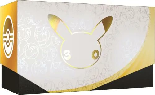 A Pokémon Trading Card Game: Black & White Series 3 collective binder box, white and yellow in color with a gold embossed Pokéball logo on the side.