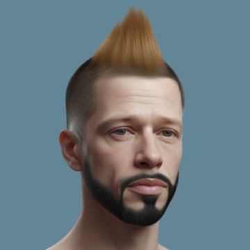 The image features a man with a short haircut and a beard, wearing a white shirt against a blue background. The caption of the image reads "1 smart punk = 4 punks @SmartPunkS", which suggests that there are four punks in total.