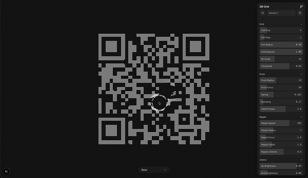 The image features a black and white QR code displayed on a computer screen, possibly from an online photo editing software or a website that uses QR codes for user input. The code appears to be a puzzle waiting to be deciphered by someone who can understand its meaning. The text in the image reads "so much to explore with ripples", which could be interpreted as a metaphor for the endless possibilities and hidden depths within the code, or it might simply be an interesting phrase that adds intrigue to the image.
