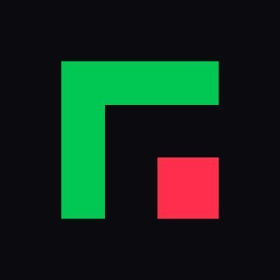 The image displays a stylized logo featuring a green angular shape resembling the letter "F" alongside a red square, set against a black background. This appears to be the branding for FortuneFoes (@bhretards), one of the NFT minting projects highlighted in the post.