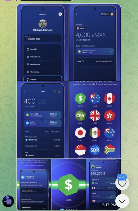The image features a collage of four different cell phone screens, each displaying various information about Bitcoin transactions. One screen shows a list of transactions with their respective amounts, while another screen displays a transaction summary. The remaining two screens display the actual Bitcoin transactions themselves. The posts on these screens are related to Bitcoin and Telcoin, possibly discussing the latest transactions or providing information about how to use the Bitcoin app.