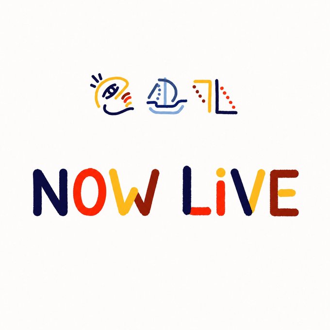 The image features a white background with the text "Now Live" written in bold, colorful letters. Below this, there are three different types of boats depicted in various colors - yellow, blue, and red. The boats appear to be sailing on a body of water or sea.