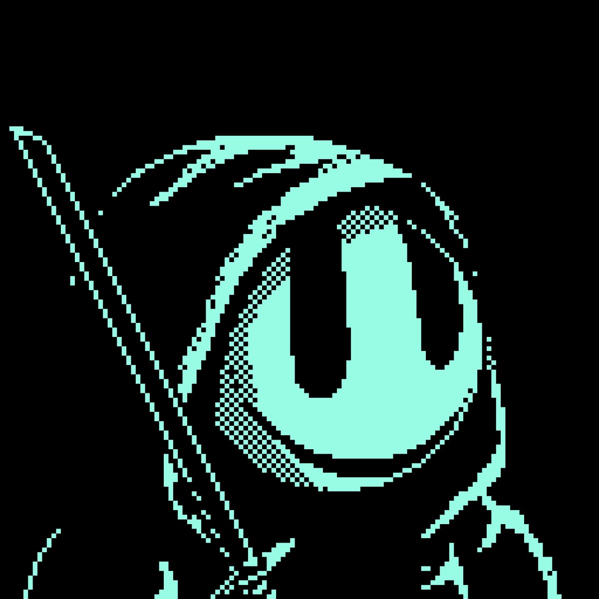 The image features a cartoon character with a green face, wearing a hooded outfit that covers their head. The character has a sword in one hand and a shield in the other. The background of the image is black, which contrasts with the vibrant colors of the character's face and outfit. The post reads "Hoods coming to @opensea Very soon 5000 hoods 0.5HYPE". This message suggests that there are upcoming Hoods events or promotions related to the cartoon character in question.