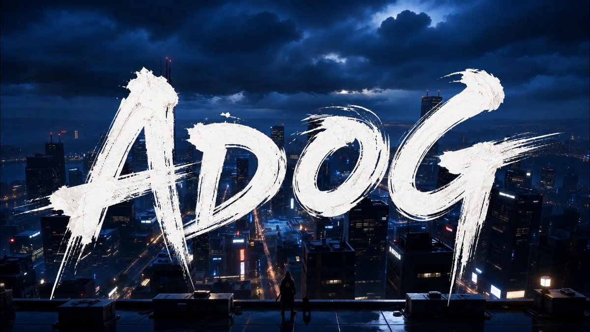 The image features a city skyline at night with a person standing near the edge of a building looking out over the scene. The caption reads "Episode 2 is finally here. A few days ago, when @Aster_DEX came under an unexpected attack from OKX Star, the community did exactly what the dog did in this film. Everyone stepped up. Everyone stood together. Everyone protected Aster".