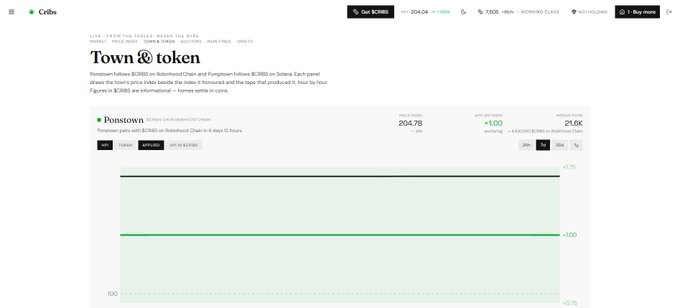A Coinglass webpage showing the Ponstown index for BSC/USDT on BNBCHAIN, currently at 204.78 with a 24-hour change of +1.00.