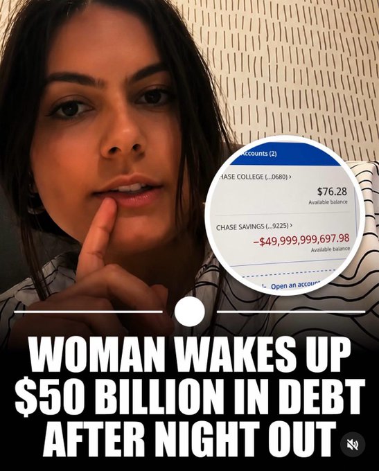 The woman's message encourages people to consider investing $50 Billion in bonds after a night out as an opportunity for high returns. This unusual investment strategy implies that the bond market may be yielding substantial returns, making it worth exploring even after a fun-filled night out with friends or at parties. However, this approach also has its risks and should not be taken lightly without thorough research and understanding of the underlying bonds being invested in.