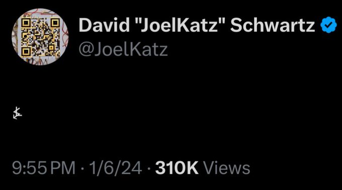 An image of a social media post with text that says " david ' joe katz ' schwartzz", which appears to be an explanation or quote about XRP. The post has been tagged, and it seems like there are multiple views on this content.