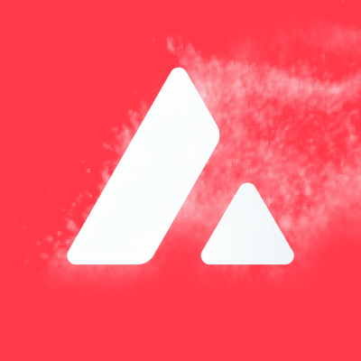 The image features a red background with white text that reads "I am here. I am AVAX." This phrase is written in all capital letters, making it stand out against the red backdrop. The text is positioned at the bottom of the image, drawing attention to its message and reinforcing the theme of the post.