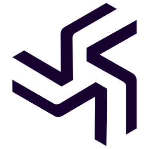 A dark purple geometric logo featuring interconnected angular lines resembling a stylized monogram or blockchain symbol, presented alongside news that Velocity.xyz has raised an additional $10M in Series A funding, backed by major investors including Ripple, Visa, and Circle.
