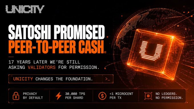 The image features an advertisement for peer-to-peer cash, which is a type of cryptocurrency. The text on the poster reads "Satoshi promised peer-to-peer cash." This suggests that Satoshi Nakamoto, the creator of Bitcoin, has made a promise to provide this service. The poster also includes information about the blockchain technology behind peer-to-peer cash and how it works.
