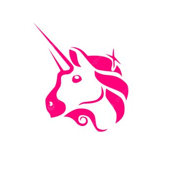 The image features a stylized pink unicorn head logo, the iconic mascot of Uniswap, set against a white background. It visually represents the Uniswap brand referenced in the breaking news about MegaETH being integrated across Uniswap's web app, wallet, and API.