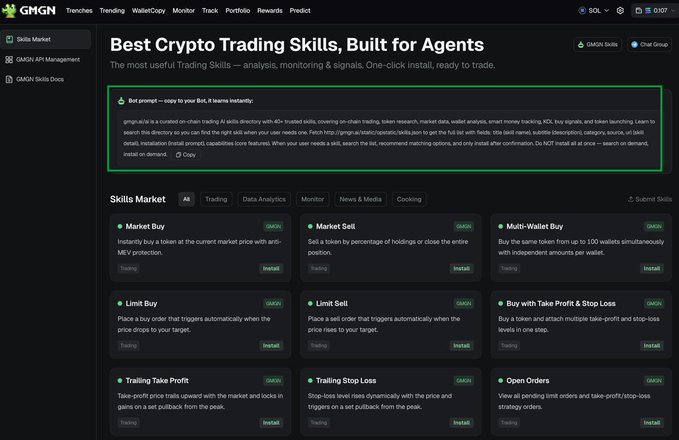 xtradingviewer.com's Best Crypt Trading Skills page displays a list of trading skills and their descriptions, with a green header for "Best Crypt Trading Skills" and a black background.
3.
