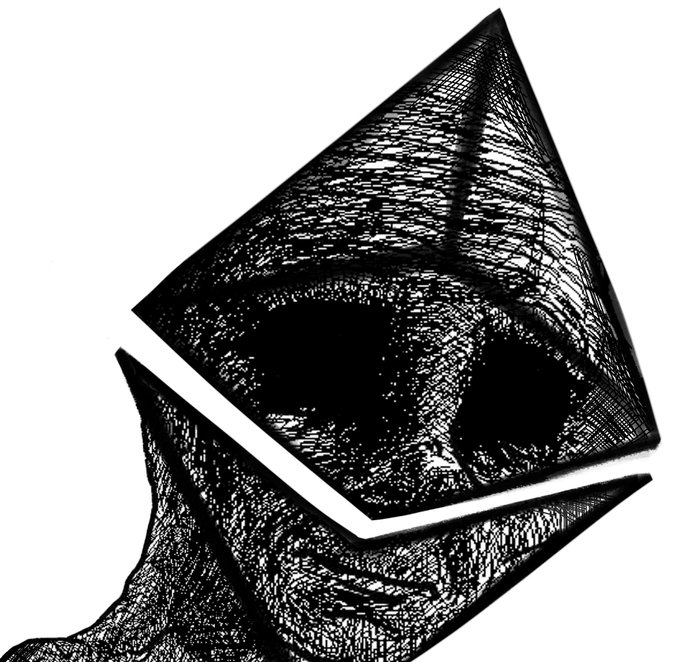The image features a black and white drawing of an alien head with a triangular shape, giving it a unique appearance. The drawing also includes a text overlay that reads "Buying SpaceX's $SPCX IPO last Friday would have already outperformed holding $ETH over the past five years." This suggests that the post is related to investing in space exploration or the stock market, specifically in the case of SpaceX and Bitcoin.

The image itself does not provide any additional information about the content of the post. The focus on the drawing and its relation to the text indicates that it might be a piece of art or an advertisement for a product or service related to space exploration or cryptocurrency.