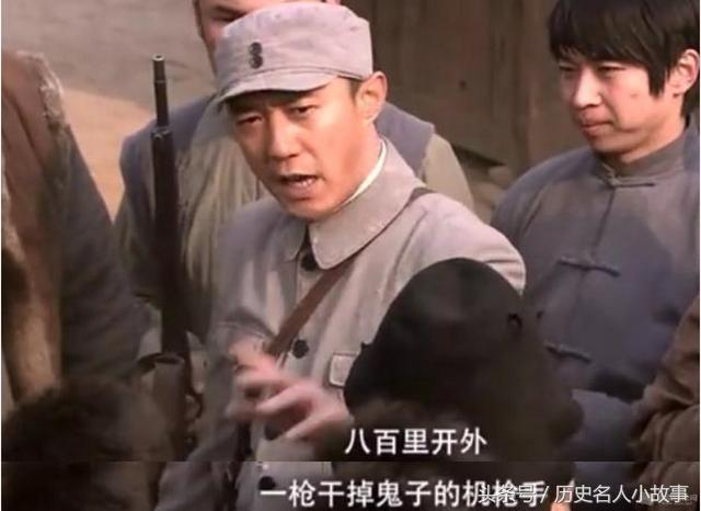 A man in military attire speaks urgently, with subtext indicating "eight hundred miles away" and referencing "the sharpshooter who killed devils with one shot." This imagery can visually represent the "gaming dynamics" and the idea of choosing your opponents or "opponent pools" mentioned in the accompanying post.