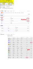A screenshot of a blockchain explorer transaction page shows a wallet containing a leveraged ETH position, with the accompanying post highlighting the strategy of achieving 5x leveraged ETH exposure while earning 2% yield on the position itself.