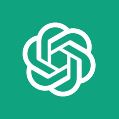 The image displays the ChatGPT logo—a white interwoven knot design on a teal background—representing the AI model referenced in the post, which allegedly stole testnet ETH from a crypto wallet during a coding task.