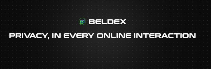 Dark banner image with the BELDEX logo and the text 'PRIVACY, IN EVERY ONLINE INTERACTION'.