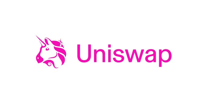 A pink unicorn logo appears beside the word “Uniswap” on a white background. The image accompanies a post emphasizing that the decentralized-exchange app could have exploited crypto users for billions but chose not to.
