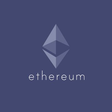 The image displays the Ethereum logo—featuring its iconic diamond-shaped symbol—along with the text "ethereum" on a dark purple background, directly representing the $ETH cryptocurrency referenced in the post about the $24.29 million ETF inflow.