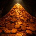 The image shows a large pile of gold coins, possibly from a treasure chest or a vault. The coins are stacked up high, creating an impressive display of wealth. The text in the image reads "Major Update: Claw Chat Multi-Wallet Integration is Live! We’re unlocking seamless onchain social ... starting NOW. Connect instantly with: OKX (Mobile + Desktop) Unisat (Desktop) Binance Wallet (Mobile) No friction. No barriers. Just plug in and go." The image seems to be related to the post about a new multi-wallet integration, as it features a large amount of gold coins that could potentially represent wealth or value.