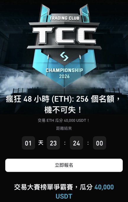 The image shows a poster for an event called "ETH 玩家注意一下 Bitget Trading Club 這波是 ETH 專場 48 小時活動。 重點很直接： 總獎池 40,000 万 USDT 中國人最高 2,000 万 USDT 最低交易額 20,000 万 USDT 只到: 2026/05/31 23:59 (UTC+8)