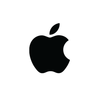 The image shows the iconic black Apple logo silhouette against a white background. It relates to the post as a simple, recognizable visual symbol representing Apple, the company launching the new Klarna-backed leasing program mentioned.