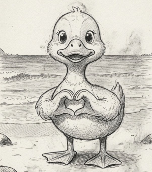 The image features a cartoon duck standing on a beach, holding up its heart as if it's making a peace sign or greeting someone. The post includes text that reads "To be honest I have had nothing but fun with @wallchain and I don't plan to stop quacking I think info fi has gotten really competitive because of the bear market in crypto. I used to think I'm a good creator it turned out money was just flowing lol I read the". The post seems to be related to the cartoon duck, as it uses humor and creativity to engage with its audience.