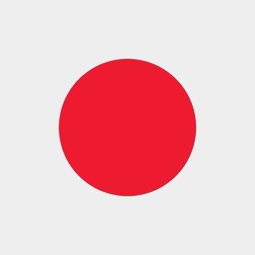 The image displays the flag of Japan, featuring a bold red circle centered on a white background. This visually represents Japan, whose currency (the Yen) is experiencing a dramatic crash against the US Dollar, crossing the critical USD/JPY threshold of 160.