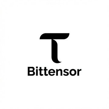 The image features a logo with the letter "T" in black against a white background. Below the "T", there's text that reads "Bittensor". The text also includes an example of a foreign phrase, which could be related to the recent developments in the United States regarding the suspension of access to certain websites and platforms. The image seems to be promoting or discussing Bittensor, a company that focuses on decentralized AI networks.
