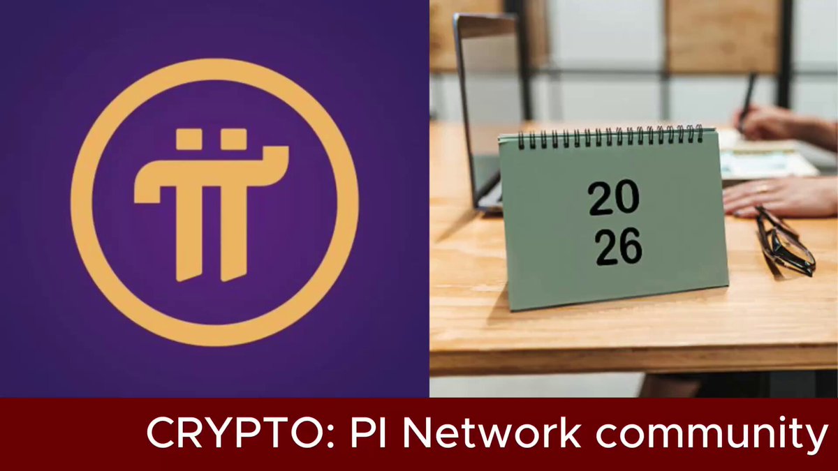 The image features a purple circle with an "I" inside, which is the logo for Bitcoin. Below this logo, there's a green calendar that says "2026 Pi Network Community". The text "Pi Network Community Weighs Potential June 28 Ecosystem Milestones Community speculation surrounding the Pi2Day" is written in red below the calendar. This text suggests that the community is discussing and speculating about the potential milestones for the Pi Network ecosystem during the month of June, which could include the Pi2Day event or other related activities.