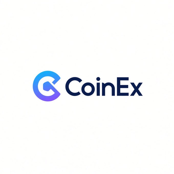 The image displays the CoinEx logo, featuring a stylized blue and purple "C" icon next to the "CoinEx" name in dark blue text. This relates to the post's reflection on CoinEx closing down after nearly nine years, symbolizing the brand that the author spent months creating content for and became personally invested in before its final chapter.