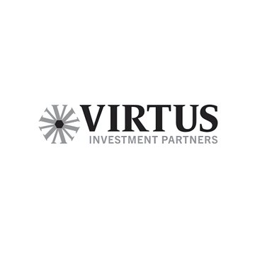irtus Investment Partners logo, a black and white hexagon with a gray center, is centered against a white background.