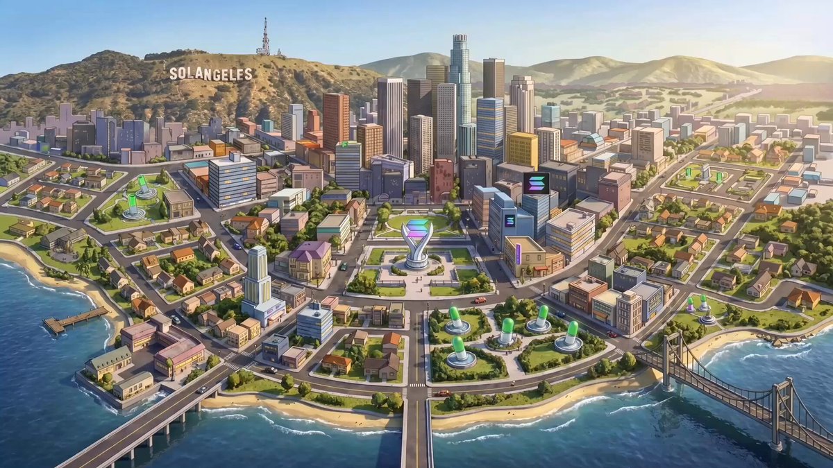 The image features an aerial view of a city, likely Los Angeles, California, with its iconic Hollywood sign prominently displayed. The cityscape includes various buildings, roads, and other urban elements that make up the bustling metropolis. In addition to the city's skyline, there are several boats visible in the water below, adding to the overall atmosphere of the scene. The post also contains a link to a video game called "Solangele", which seems to be related to the image or possibly an advertisement for it.

The content creator has posted about their experience with the game and how they've been playing it. They have also shared some interesting facts, such as the fact that the game is only available on Nintendo Wii consoles at the moment. The post appears to be a mix of personal experiences and gaming-related information, providing an engaging snapshot of both the city's skyline and the world of video games.