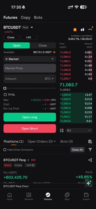 The image shows a cellphone screen displaying a stock market forecast. The main focus of the image is a financial dashboard with various stock data including the opening price, closing price, and trading volume for several cryptocurrency exchanges like Bittrex. A prominent feature on this screen is an option to take 25% of your position, which could be a key level or a specific quote in crypto. There are also options for limiting orders at $1,000, and various other options available. This image provides a snapshot of the stock market forecast and the available trading strategies that one can consider while engaging in cryptocurrency trading activities on their cellphone.