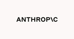 The image features a gray background, with the word "ANTHROPIC" written in black text at the top of the frame. Below this, there are two lines of white text that read "BREAKING: $ANTHROPIC is now live on Bullpen". The rest of the image is filled with white space, giving it a clean and minimalist appearance.