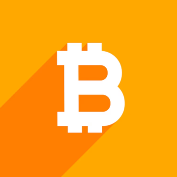 The image shows a stylized Bitcoin (₿) logo in white on an orange background, with a diagonal shadow effect. This iconic cryptocurrency symbol visually anchors the post about spot Bitcoin ETFs reversing a 10-day outflow streak with $220 million in fresh inflows, signaling a potential shift in institutional sentiment.