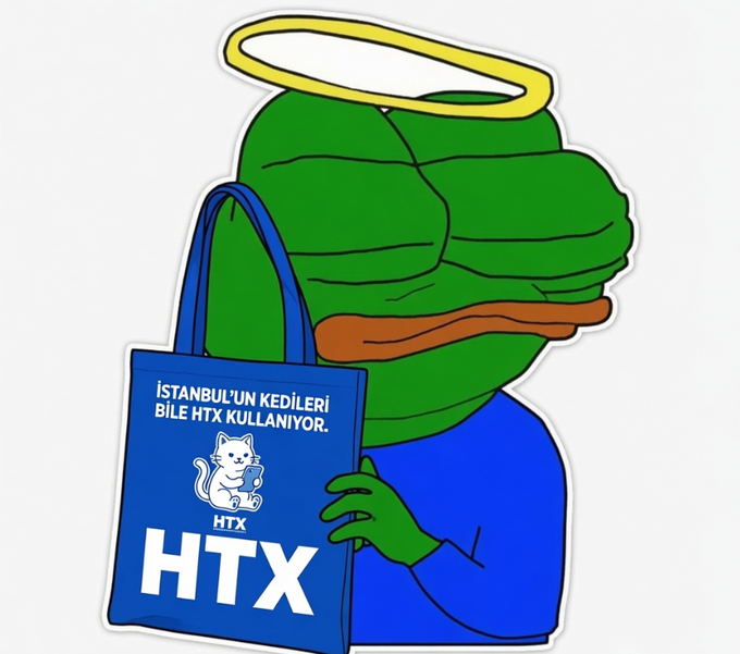 The image features a cartoon frog with a green body holding a blue tote bag that says "HTX" on it. The frog appears to be wearing a hat, which adds to its unique appearance. The text "IBW2002" is also present in the image.