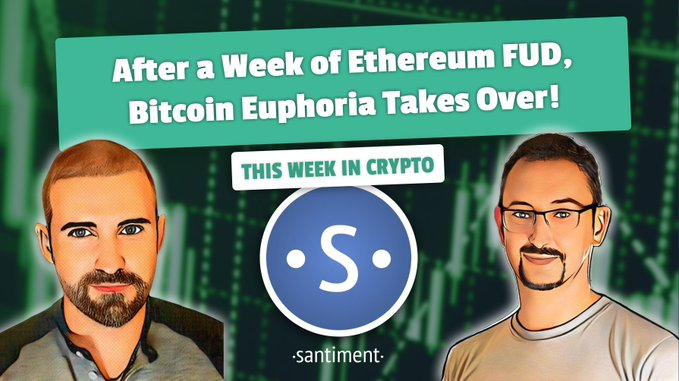 The image shows two cartoon characters, possibly men or boys, depicted side by side against a green background. They are positioned close together, with one character situated slightly higher than the other. The background features an illustration of Bitcoin coins and a price graph for Bitcoin, which indicates that the characters may be related to the cryptocurrency world. The image also includes text that reads "This week in Crypt", further emphasizing the theme of cryptocurrencies and their relation to the post.
