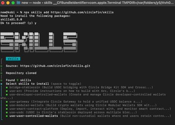 In this image, there's a web page that has lots of text displayed. The main focus is the term "Skills" written in white letters above a box containing other information. Below this, there is a link to a website called "@kobixyzHQ", which is likely related to AI integration or blockchain development for skills and talents. Additionally, there are mentions of a person asking about how to use a particular skill on the "@arc" network and someone suggesting that this information might be useful for integrating AI agents into the blockchain world. The overall scene is informative and educational in nature, providing insights into AI-related activities such as building AI agents or using the skills page.