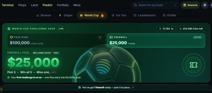 The image shows a website that has an advertisement for a World Cup betting challenge. The website displays a green soccer ball with white text, indicating that there's a $25,000 prize pool available for those who participate in the challenge. The website also provides information about the World Cup and offers a chance to win money by predicting the outcome of the event.