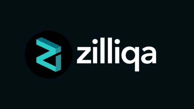 The Zilliqa logo (a teal "Z" symbol in a black circle next to the wordmark "zilliqa") is displayed on a dark background, representing the blockchain project that disclosed a critical vulnerability in its Ledger app allowing attackers to recover users' private keys from on-chain signatures, affecting only native non-EVM transactions.