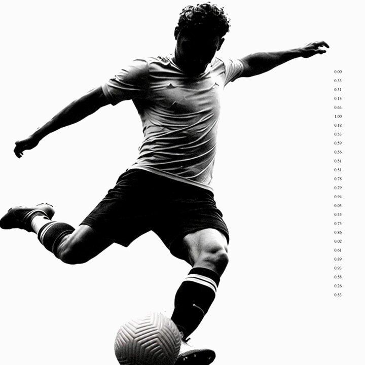 The image showcases a person playing soccer and kicking a soccer ball while wearing shorts. The picture appears to be from an earlier time when predicting the outcome of matches was available, but not anymore as the poster states that the event has been made live for the World Cup predictions. In this modern era, the post allows users to make judgments on each match and receive points based on their choices. It also offers a chance to pick the winning team by analyzing different aspects like player statistics or even predicting the outcome of individual games.