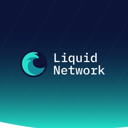 The image displays the Liquid Network logo, featuring a stylized teal crescent icon alongside the text "Liquid Network" on a gradient blue background. This relates to the post as it represents the sidechain platform that was recently hacked, with the discussion focusing on the potential bounty negotiations and return of stolen BTC funds.